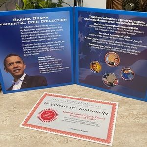 Barack Obama Presidential Coin Collection with COA